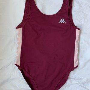 Kappa Leotards Gymnastics Body Suit Large Violet